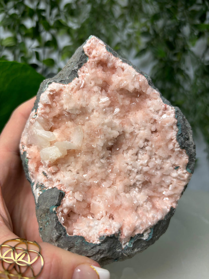 Heulandiet geode 6 van dichtbij.