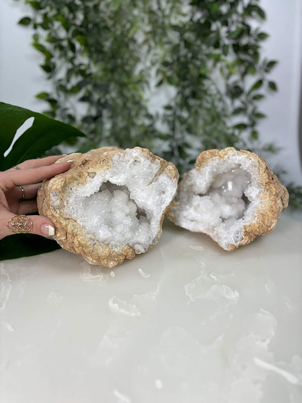 Marrokaanse kwarts geode