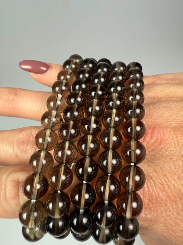 Armband rookkwarts - 8 mm