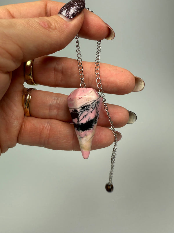 Rhodoniet Pendel - rvs