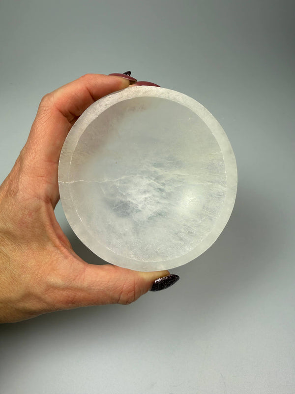 Seleniet oplaadschaal rond